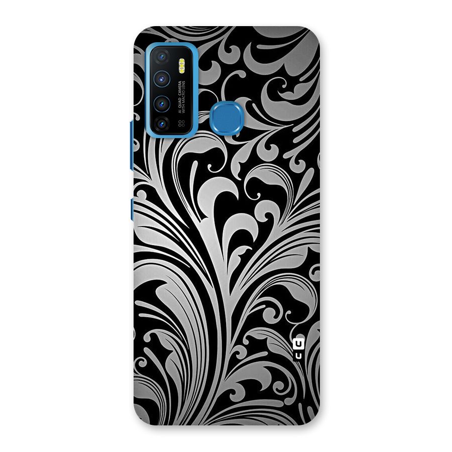 Grey Beauty Pattern Back Case for Infinix Hot 9