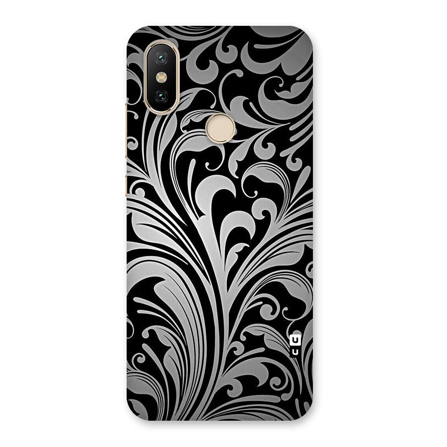 Grey Beauty Pattern Back Case for Mi A2