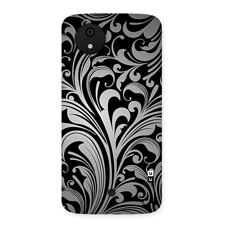 Grey Beauty Pattern Back Case for Micromax Canvas A1