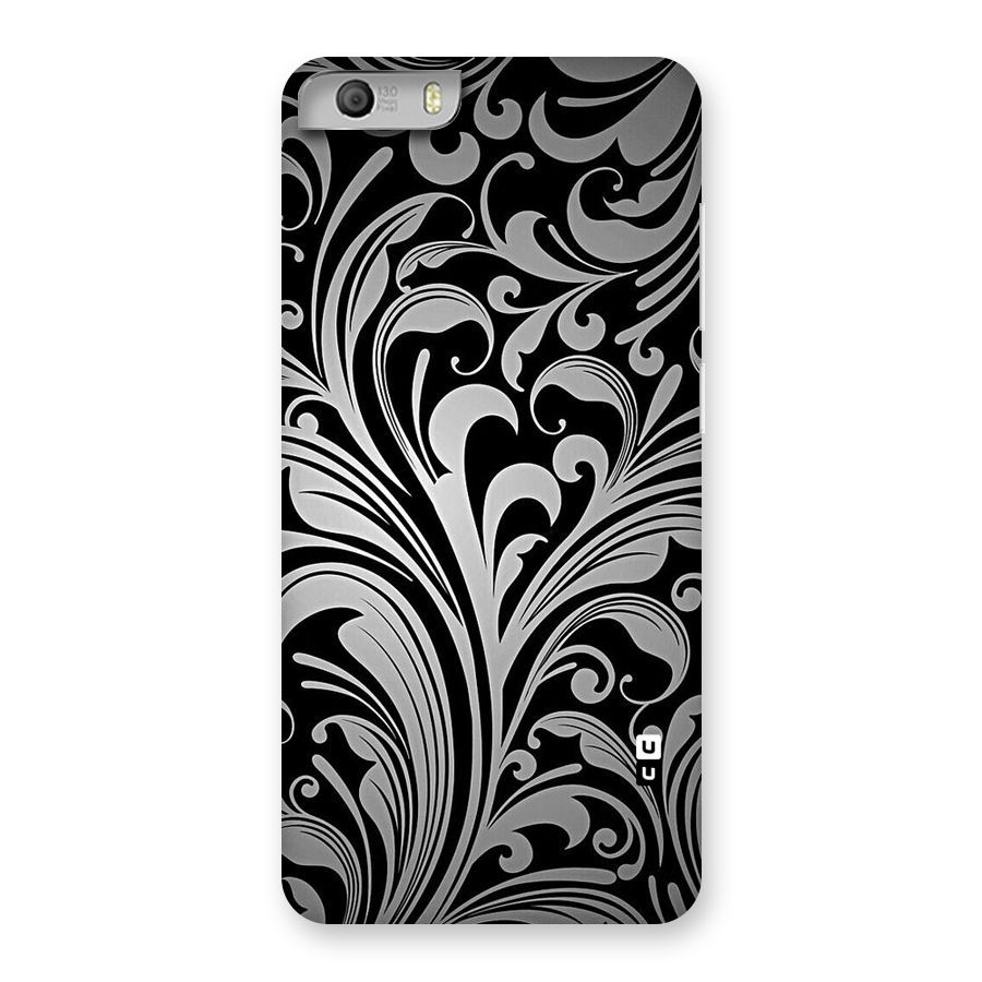 Grey Beauty Pattern Back Case for Micromax Canvas Knight 2