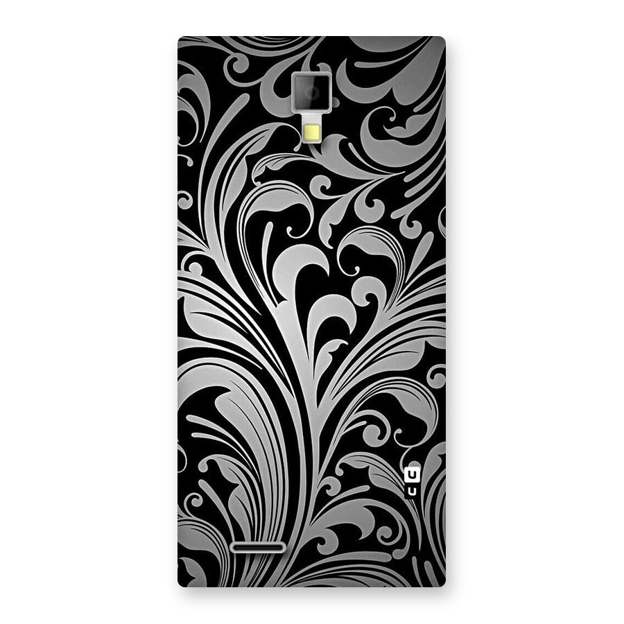 Grey Beauty Pattern Back Case for Micromax Canvas Xpress A99