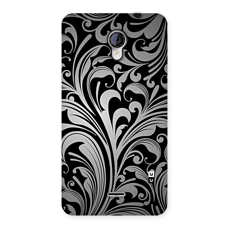Grey Beauty Pattern Back Case for Micromax Unite 2 A106