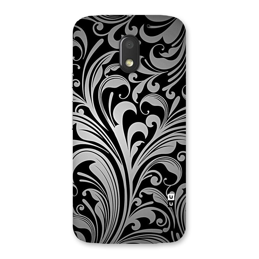 Grey Beauty Pattern Back Case for Moto E3 Power