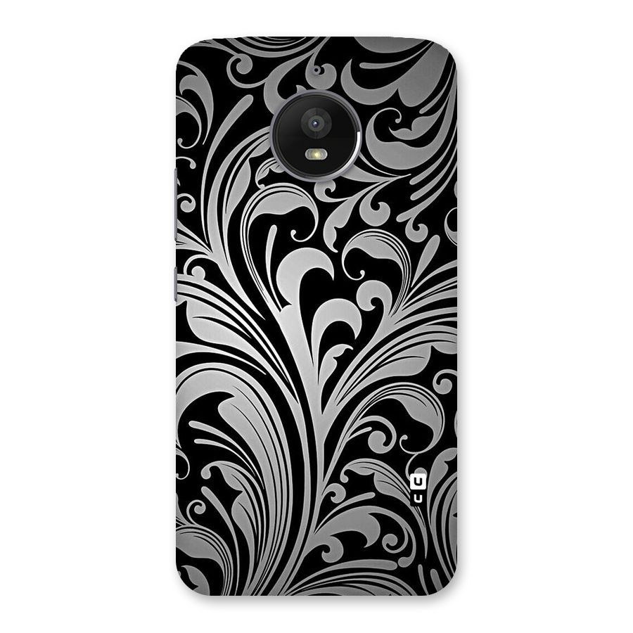 Grey Beauty Pattern Back Case for Moto E4 Plus