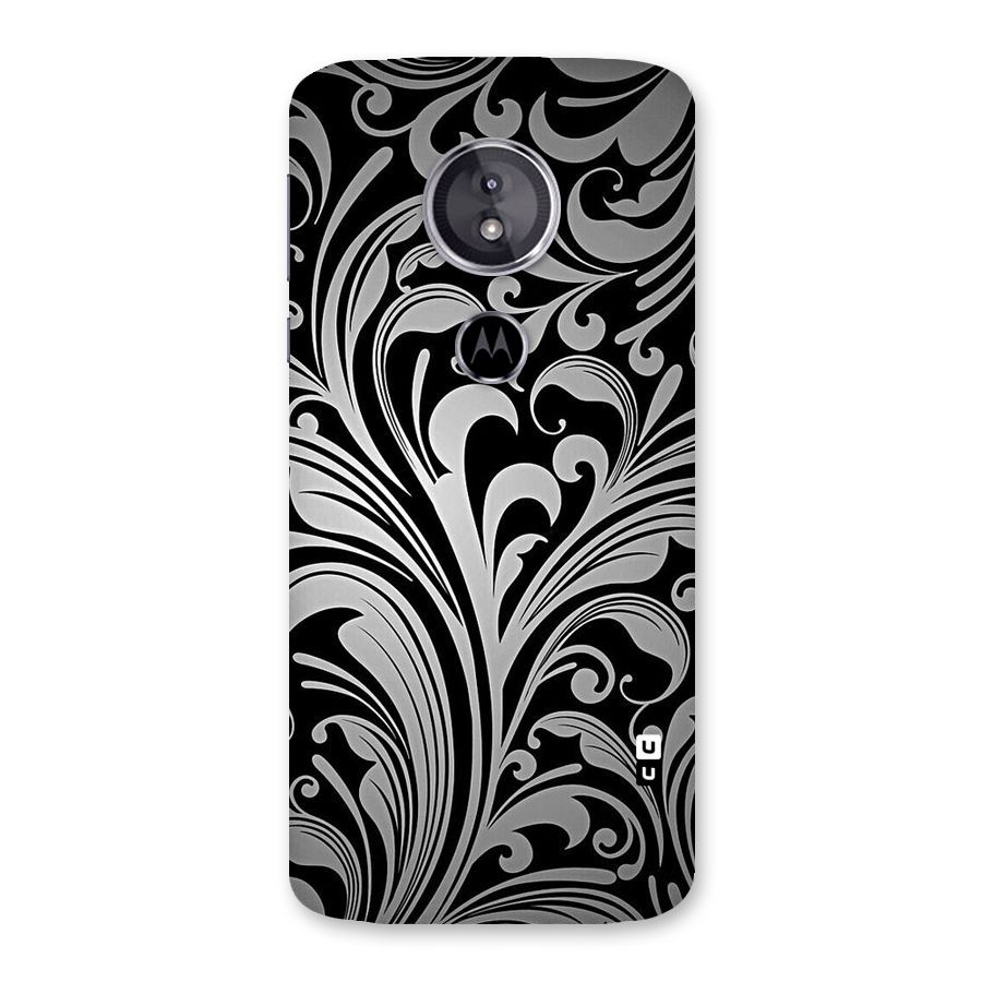 Grey Beauty Pattern Back Case for Moto E5