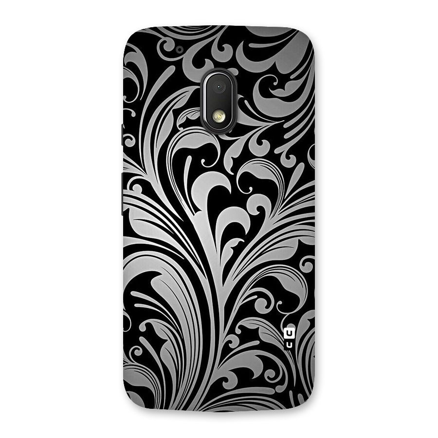 Grey Beauty Pattern Back Case for Moto G4 Play