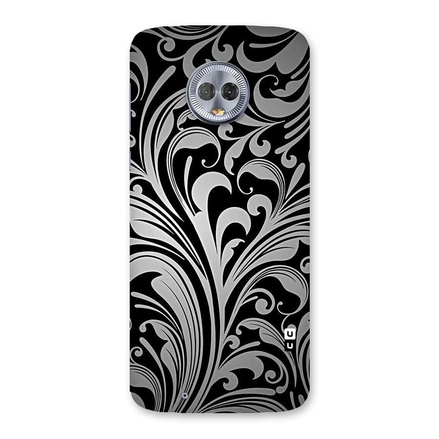 Grey Beauty Pattern Back Case for Moto G6