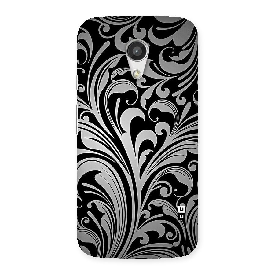 Grey Beauty Pattern Back Case for Moto G 2nd Gen