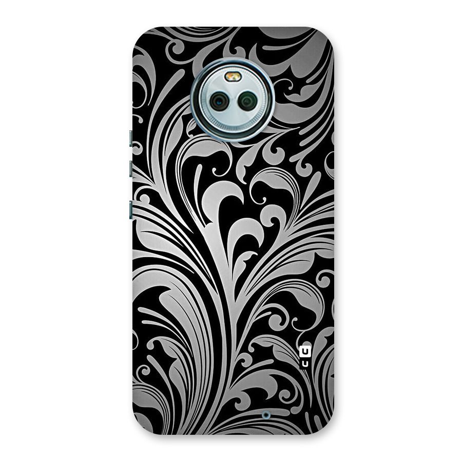 Grey Beauty Pattern Back Case for Moto X4