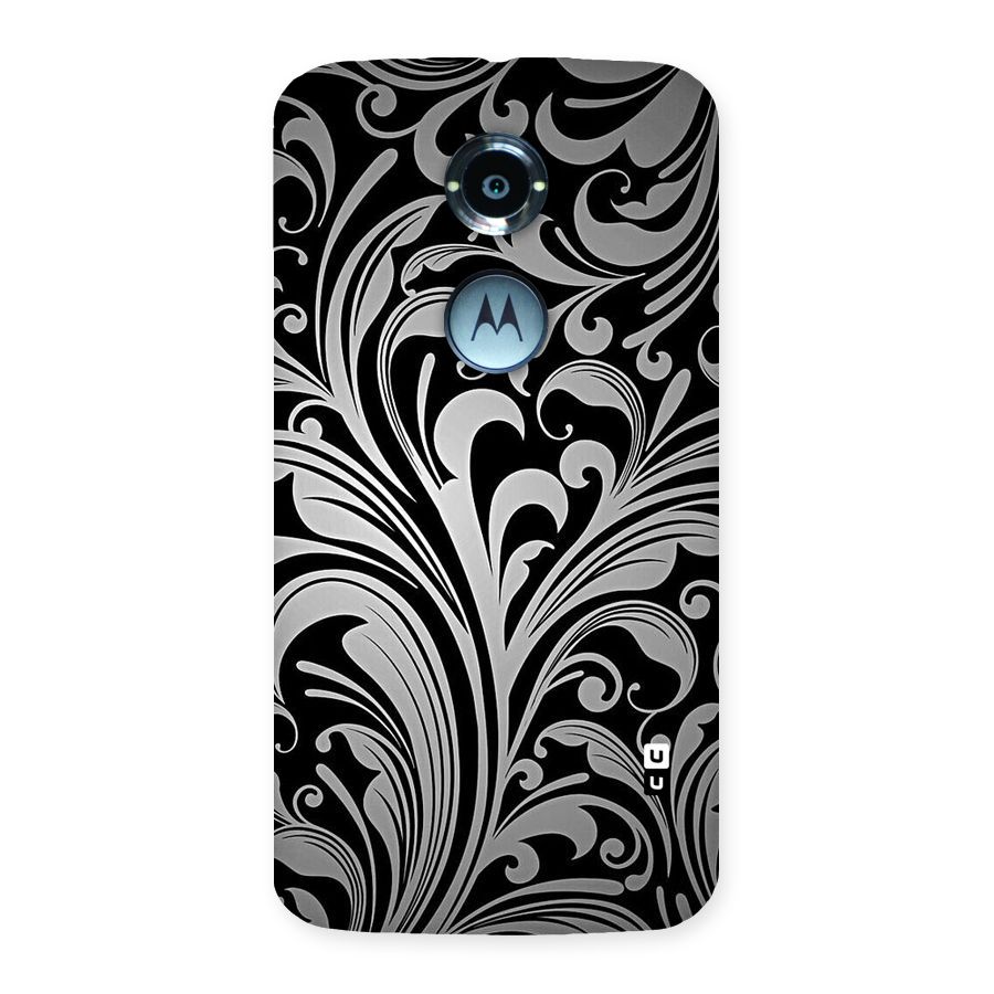 Grey Beauty Pattern Back Case for Moto X 2nd Gen