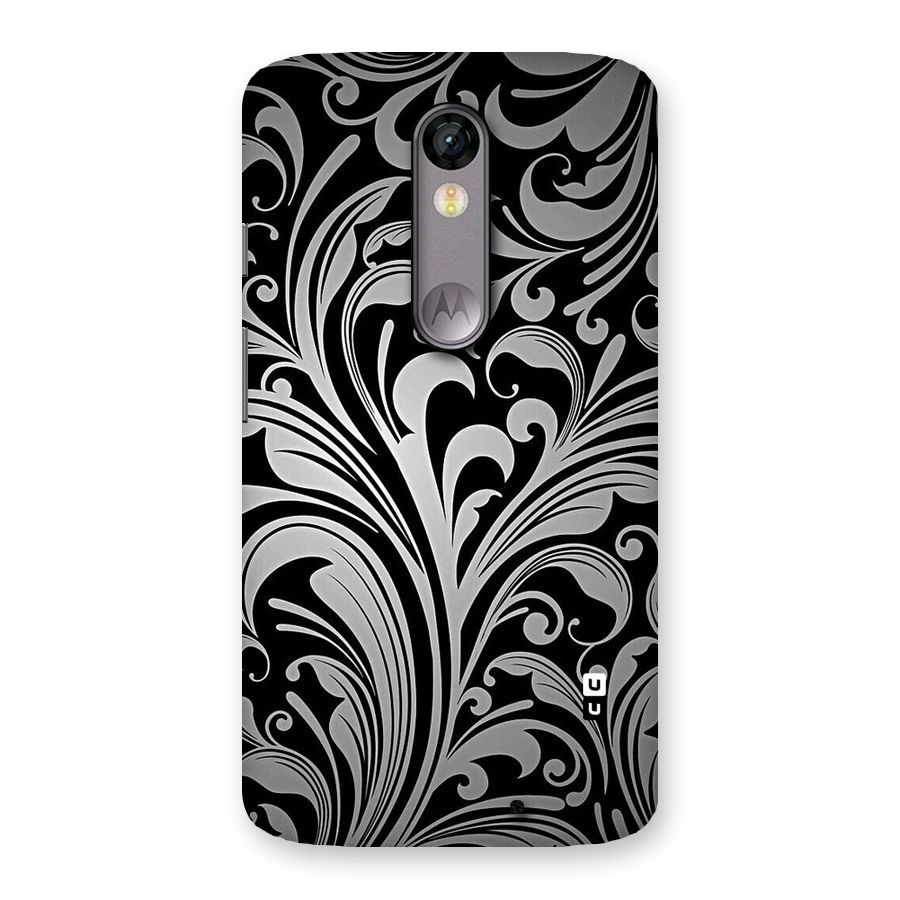 Grey Beauty Pattern Back Case for Moto X Force