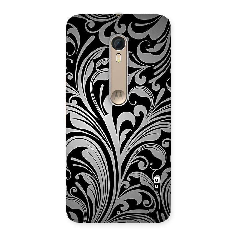 Grey Beauty Pattern Back Case for Motorola Moto X Style