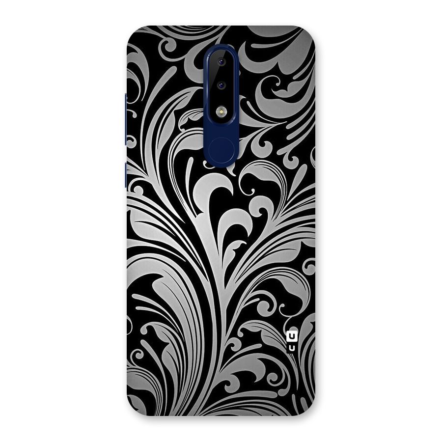 Grey Beauty Pattern Back Case for Nokia 5.1 Plus