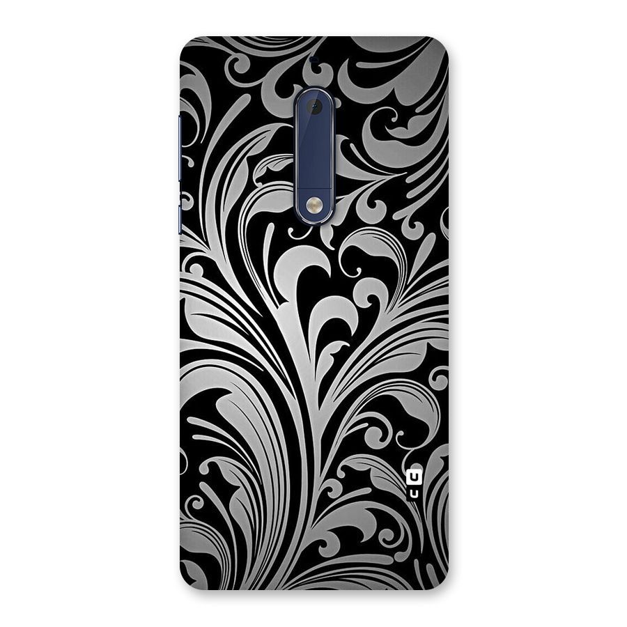 Grey Beauty Pattern Back Case for Nokia 5