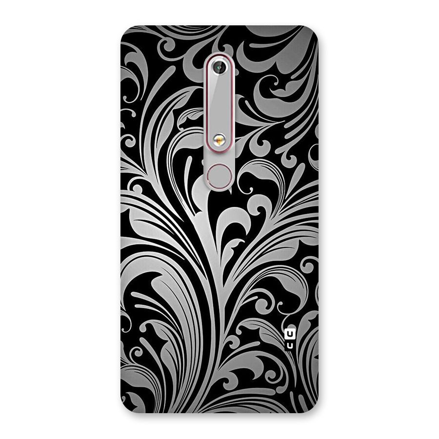 Grey Beauty Pattern Back Case for Nokia 6.1