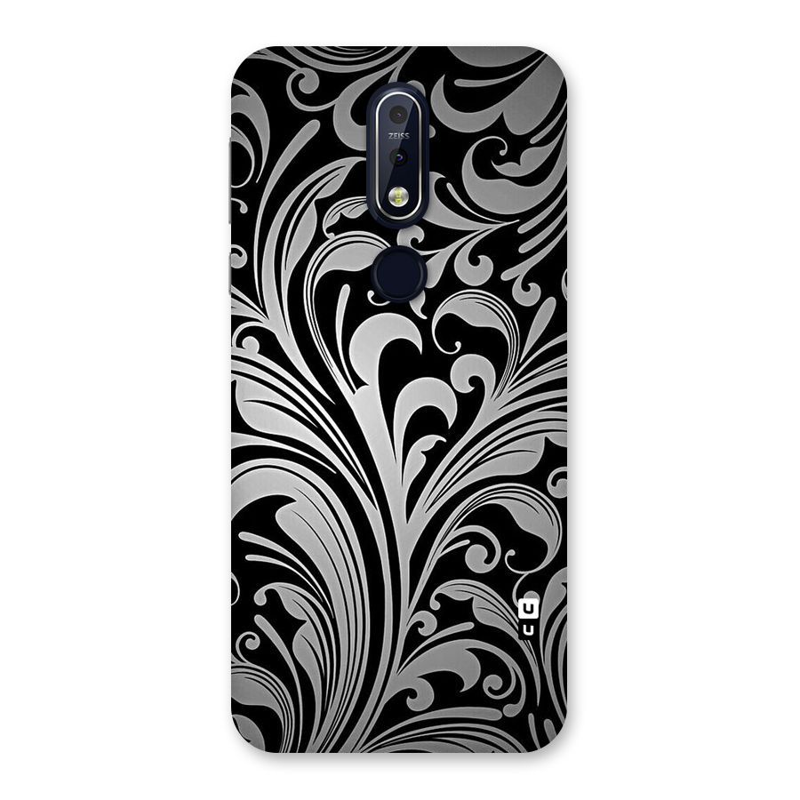 Grey Beauty Pattern Back Case for Nokia 7.1