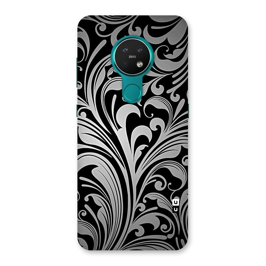 Grey Beauty Pattern Back Case for Nokia 7.2