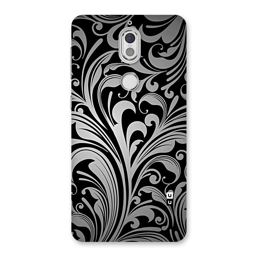 Grey Beauty Pattern Back Case for Nokia 7