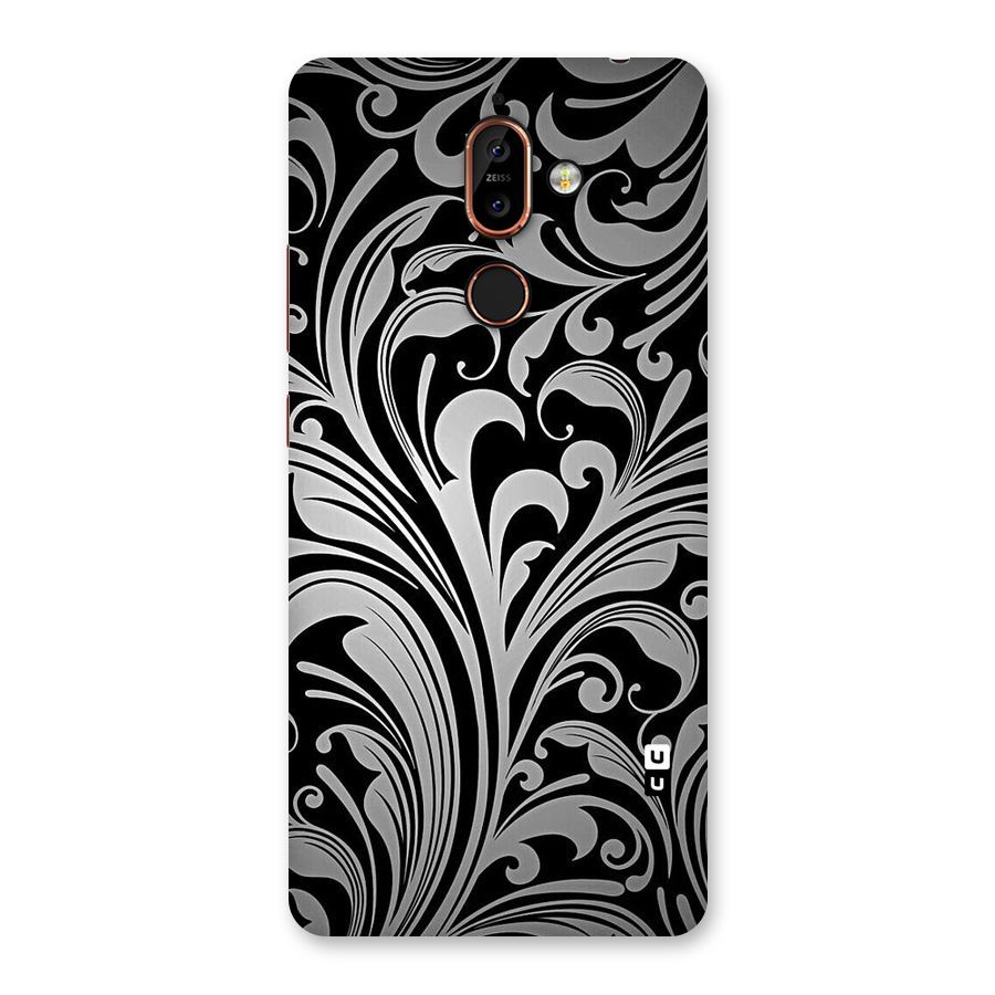 Grey Beauty Pattern Back Case for Nokia 7 Plus