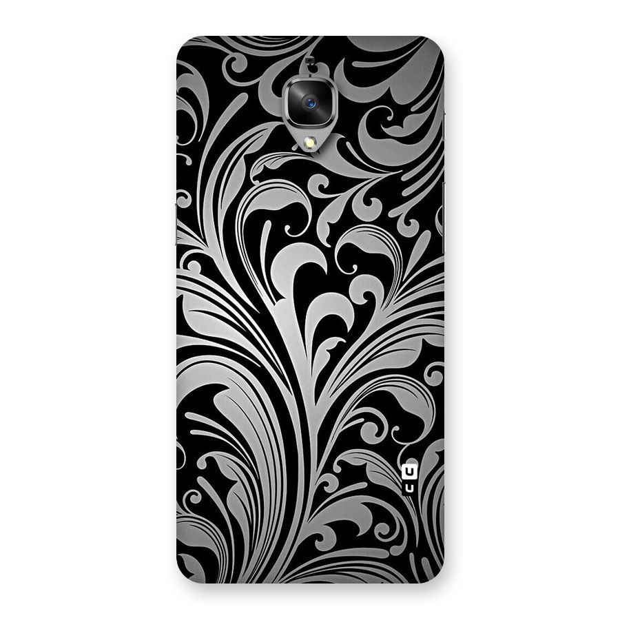 Grey Beauty Pattern Back Case for OnePlus 3