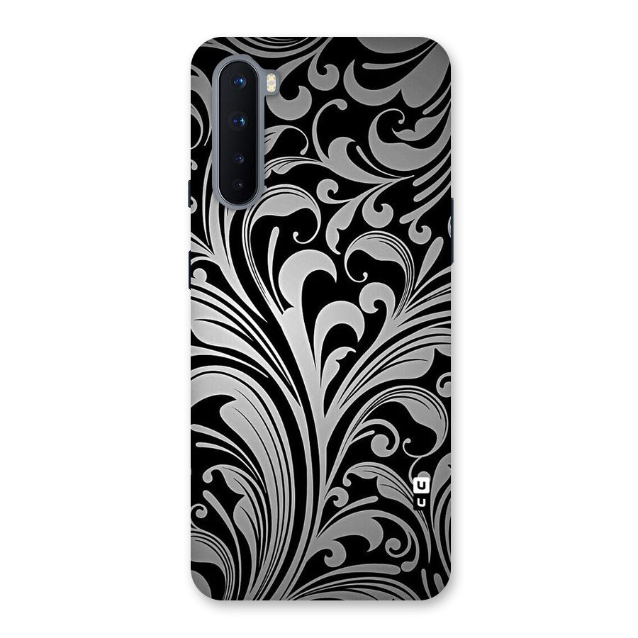 Grey Beauty Pattern Back Case for OnePlus Nord