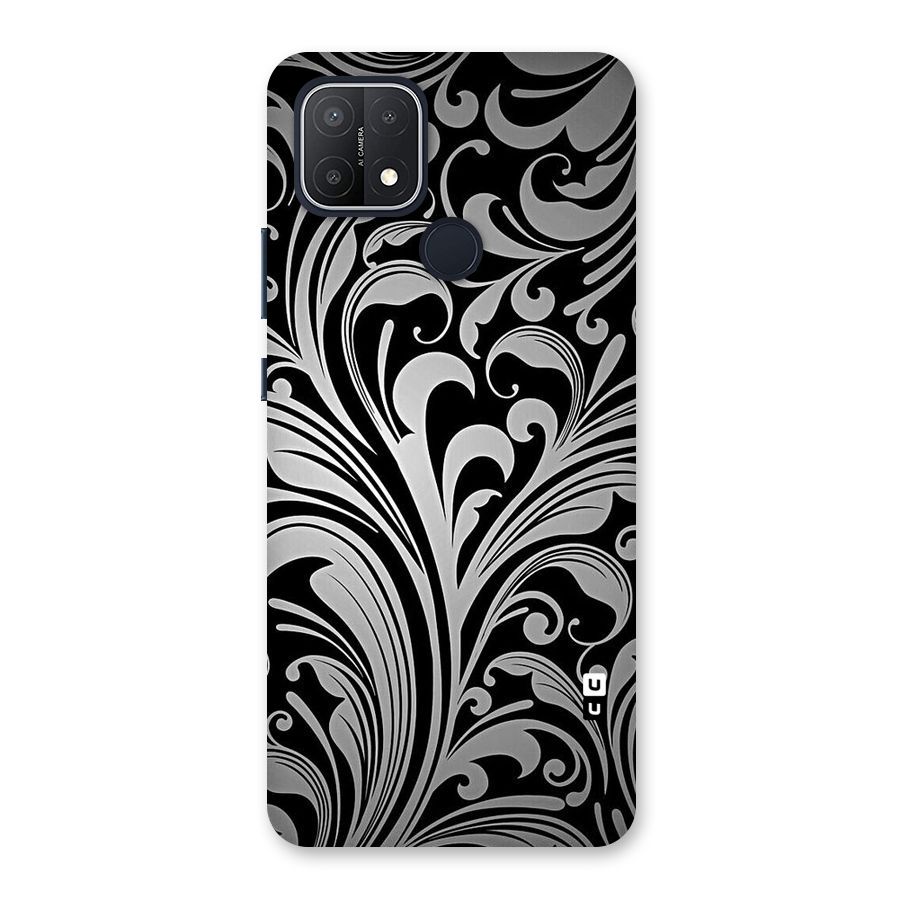 Grey Beauty Pattern Back Case for Oppo A15s