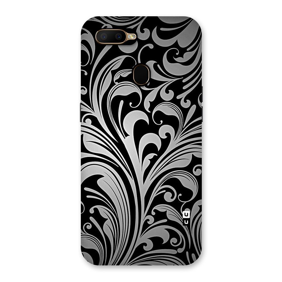 Grey Beauty Pattern Back Case for Oppo A5s
