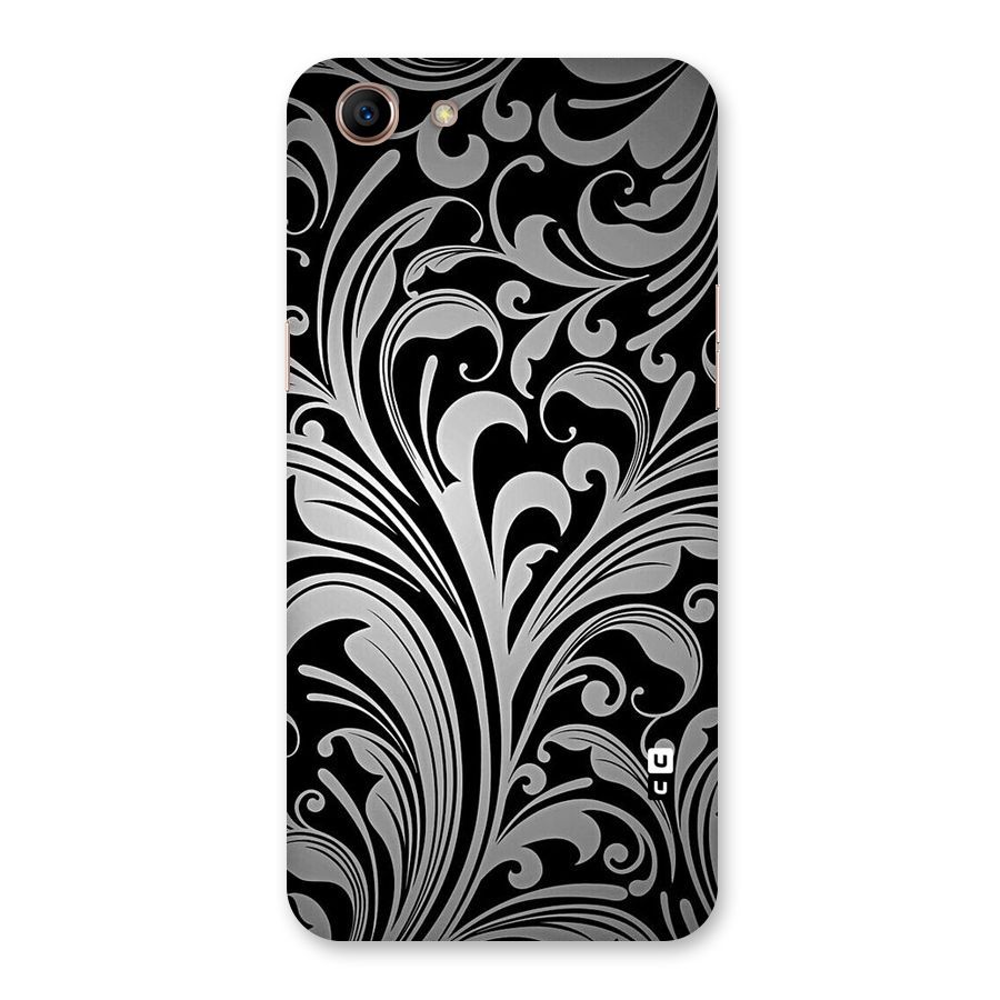 Grey Beauty Pattern Back Case for Oppo A83 (2018)