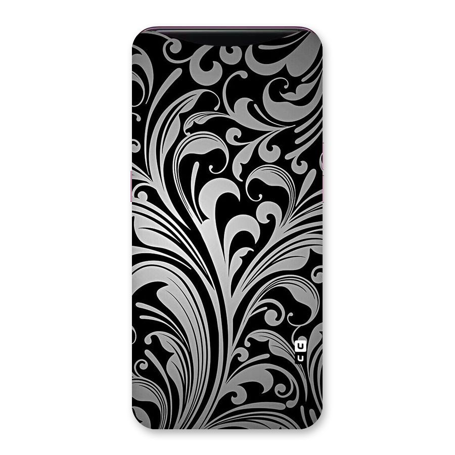 Grey Beauty Pattern Back Case for Oppo Find X