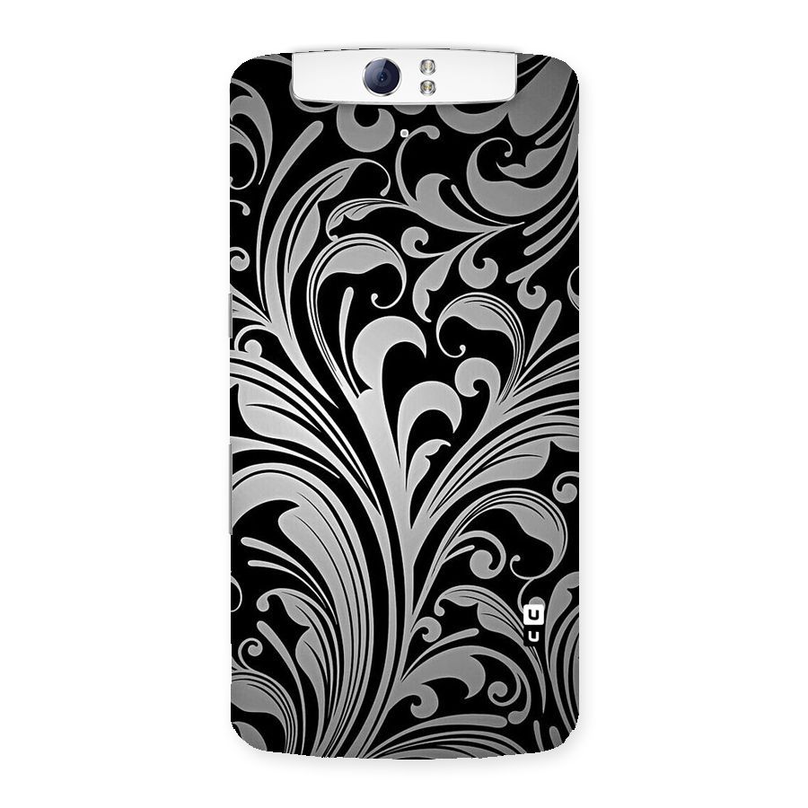Grey Beauty Pattern Back Case for Oppo N1