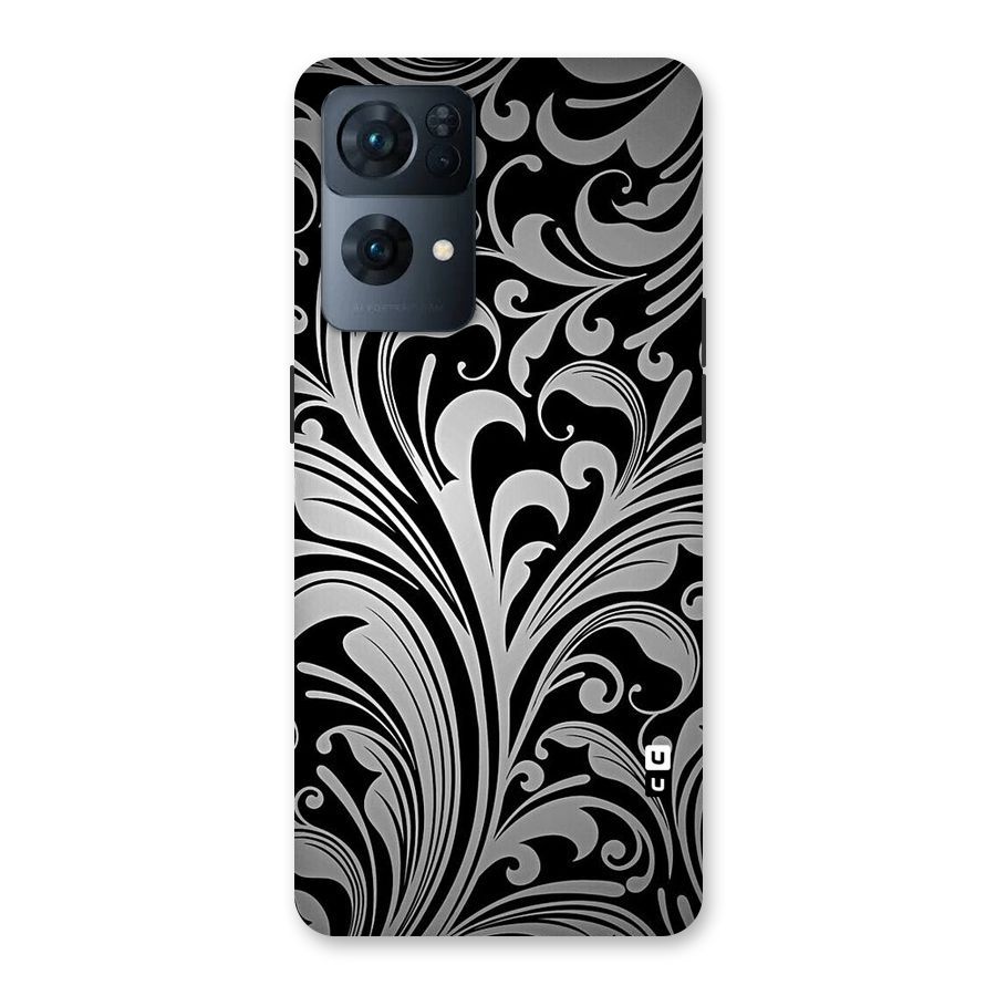 Grey Beauty Pattern Back Case for Oppo Reno7 Pro 5G