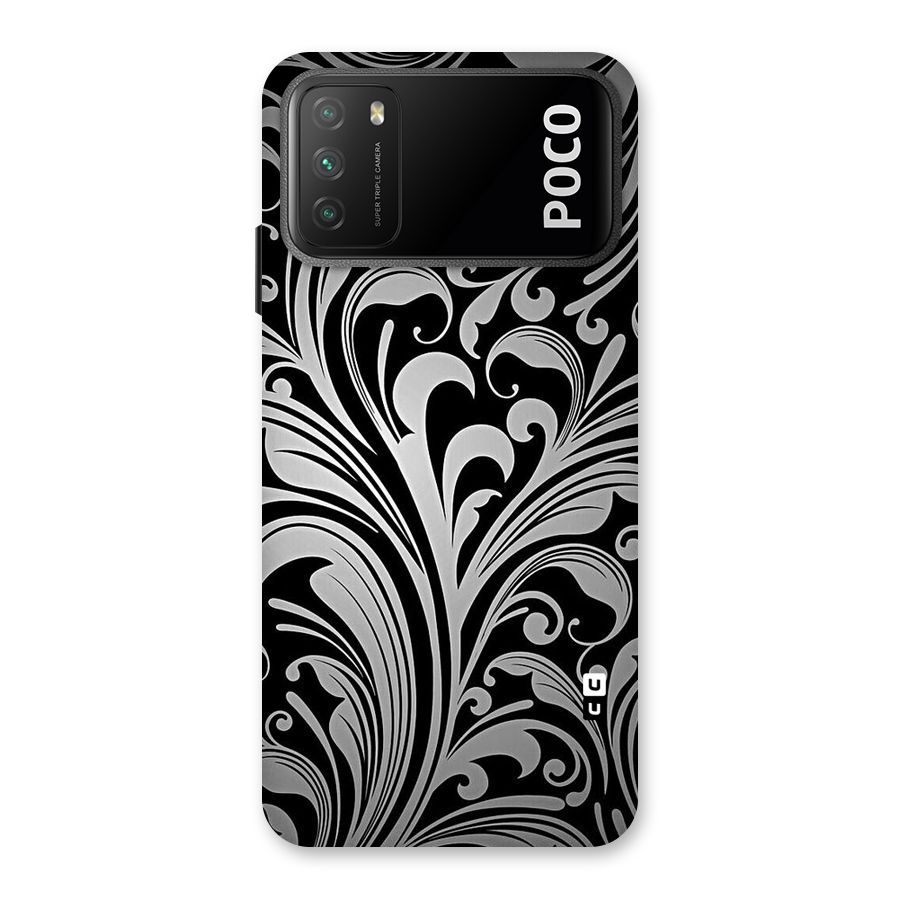Grey Beauty Pattern Back Case for Poco M3