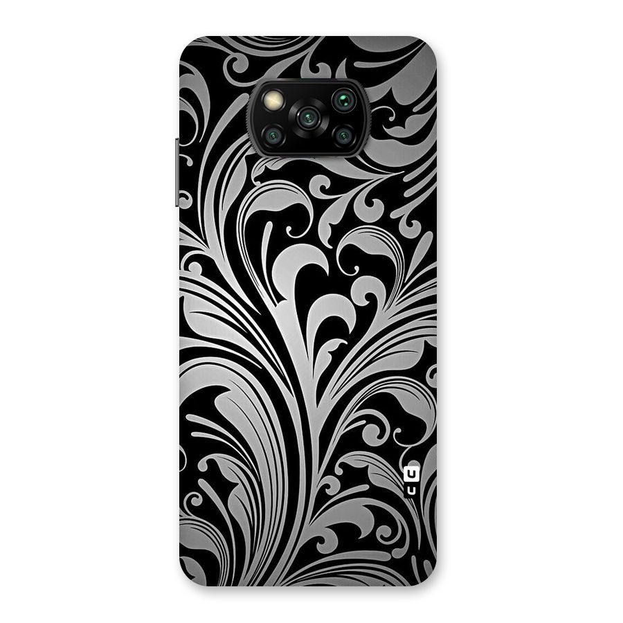 Grey Beauty Pattern Back Case for Poco X3