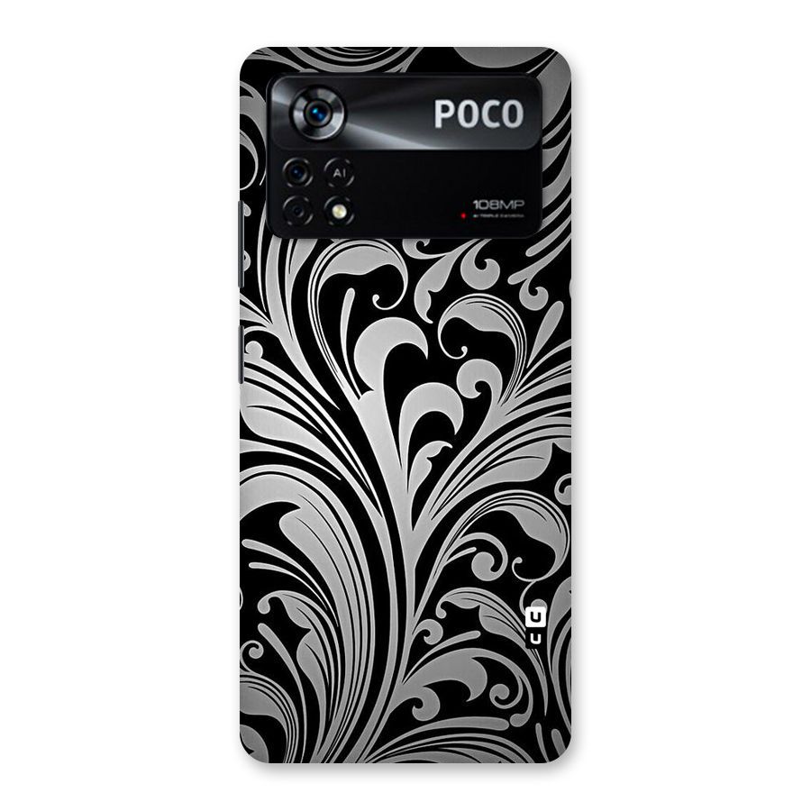 Grey Beauty Pattern Back Case for Poco X4 Pro 5G