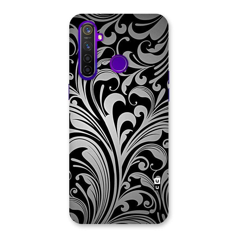 Grey Beauty Pattern Back Case for Realme 5 Pro