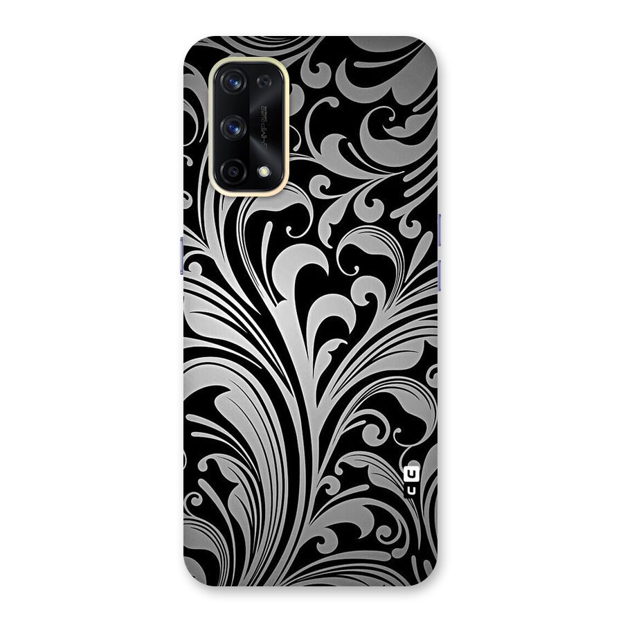 Grey Beauty Pattern Glass Back Case for Realme X7 Pro