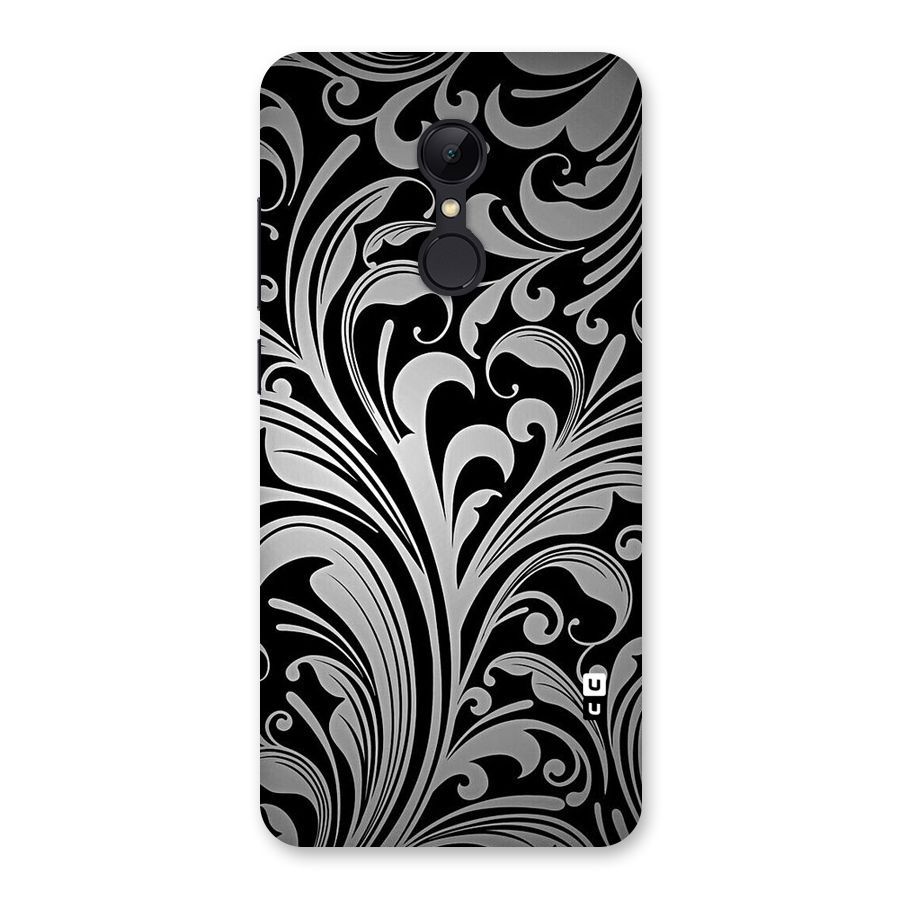 Grey Beauty Pattern Back Case for Redmi 5