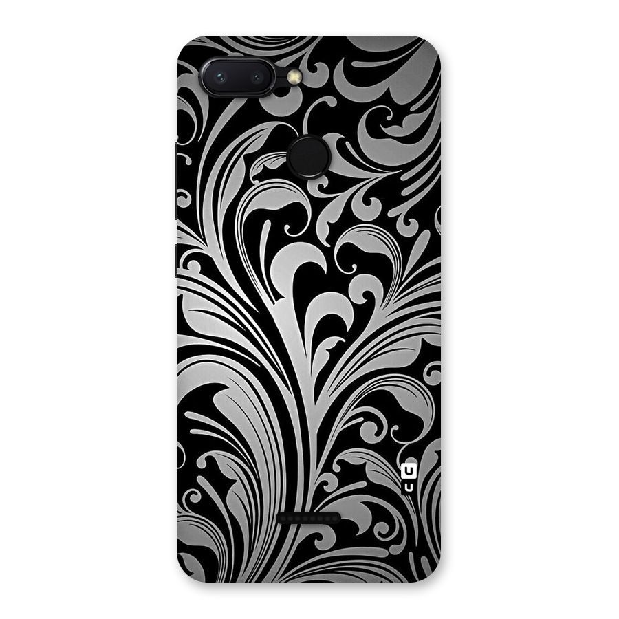 Grey Beauty Pattern Back Case for Redmi 6