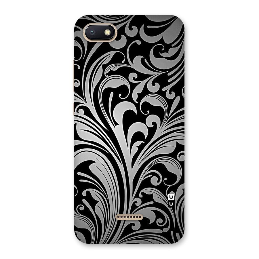 Grey Beauty Pattern Back Case for Redmi 6A