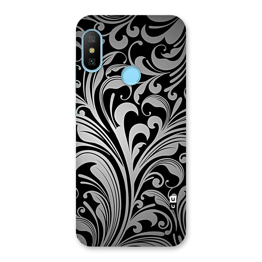 Grey Beauty Pattern Back Case for Redmi 6 Pro