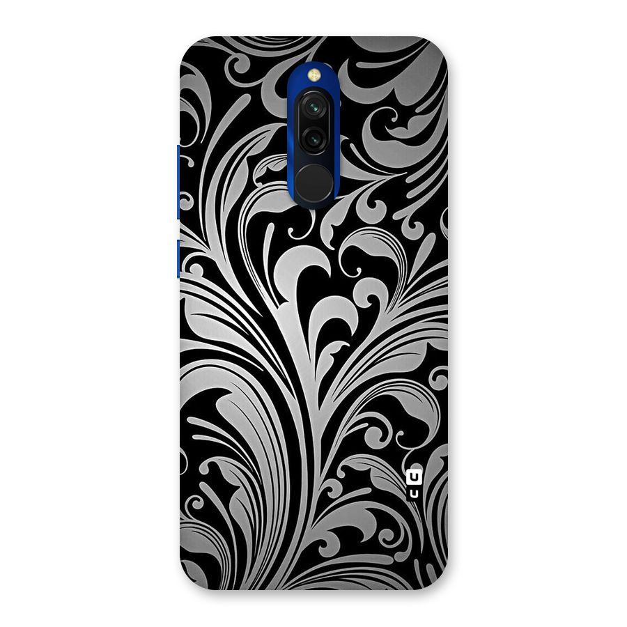 Grey Beauty Pattern Back Case for Redmi 8