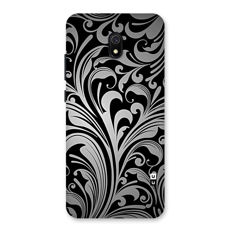Grey Beauty Pattern Back Case for Redmi 8A