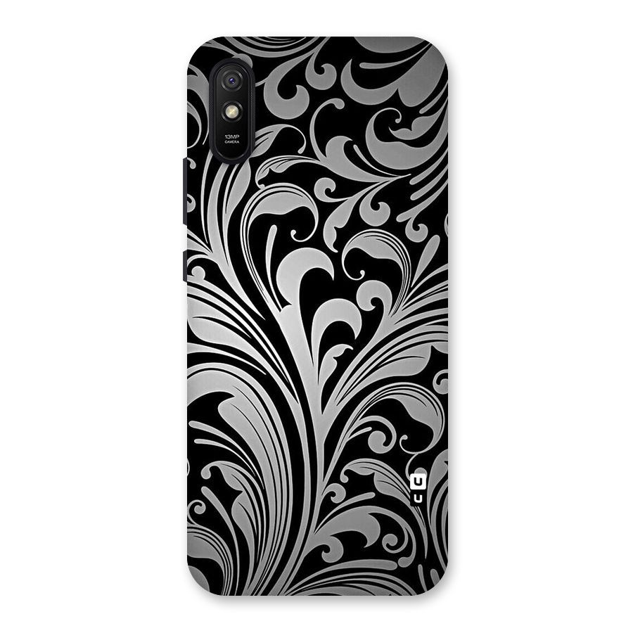 Grey Beauty Pattern Back Case for Redmi 9i