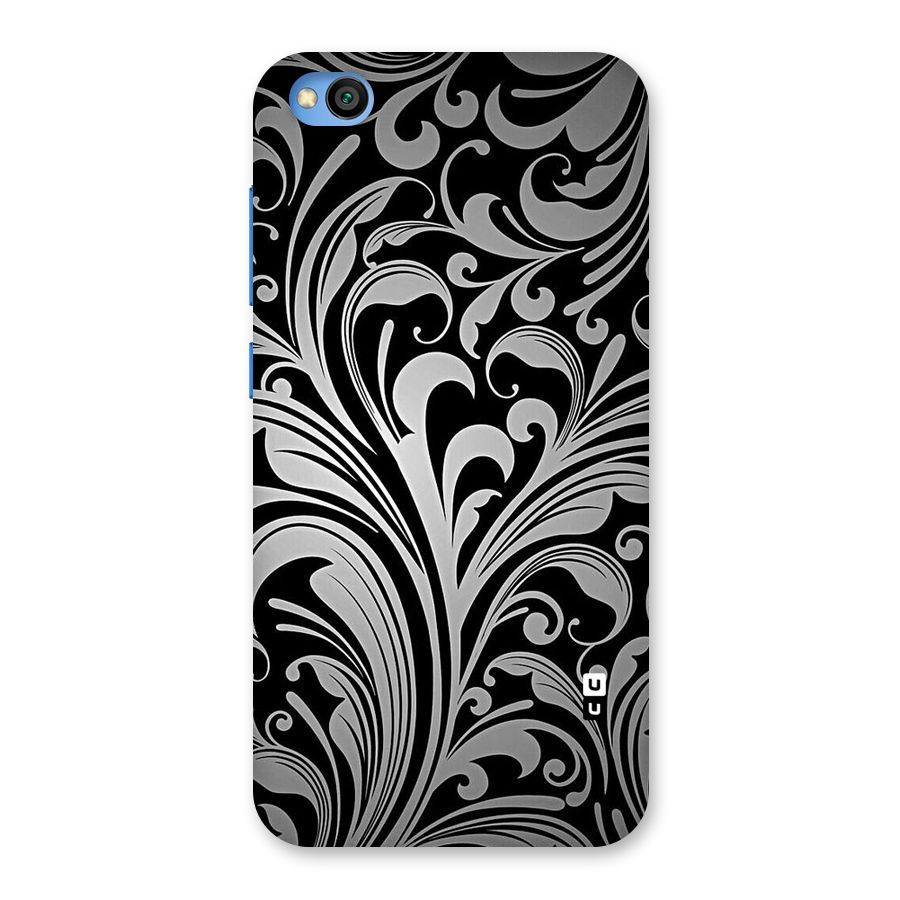 Grey Beauty Pattern Back Case for Redmi Go