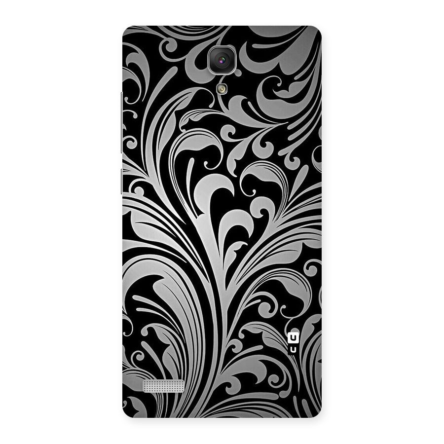 Grey Beauty Pattern Back Case for Redmi Note