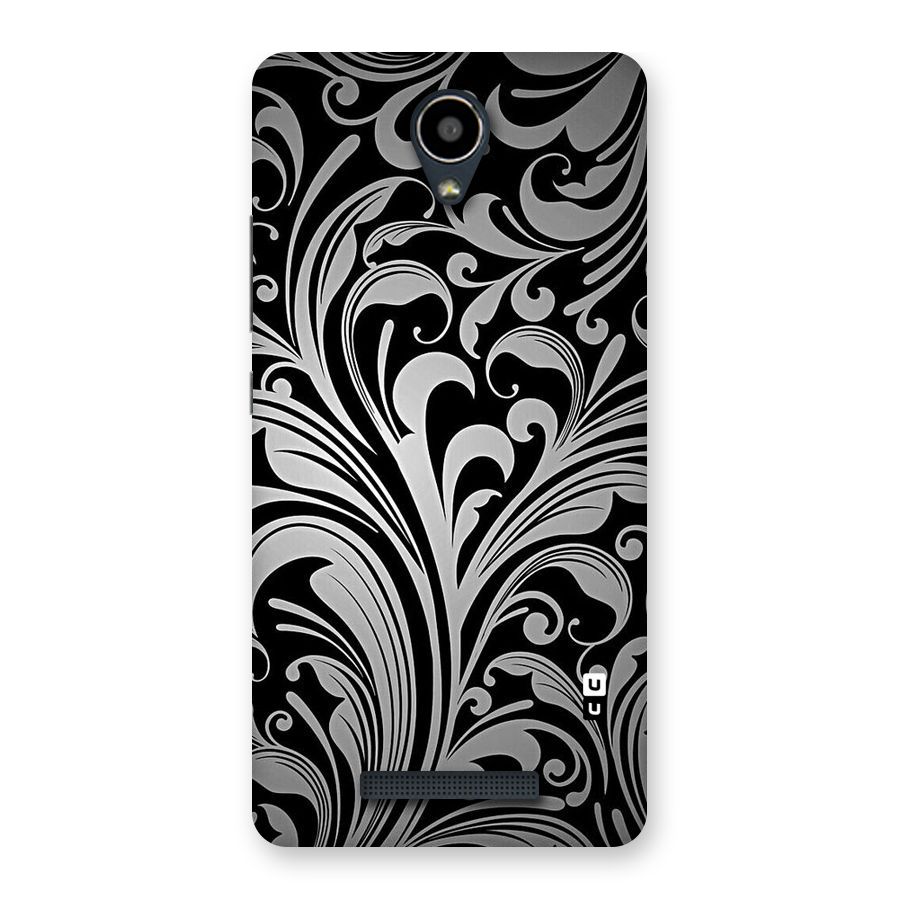 Grey Beauty Pattern Back Case for Redmi Note 2