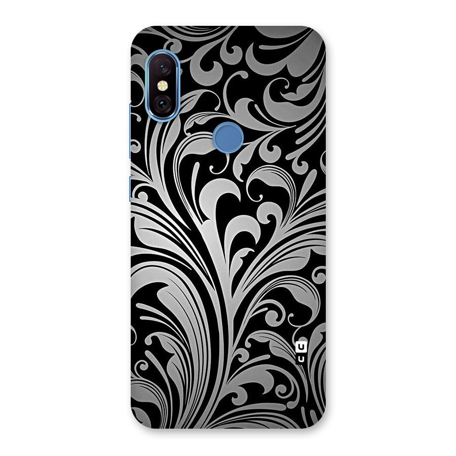 Grey Beauty Pattern Back Case for Redmi Note 6 Pro