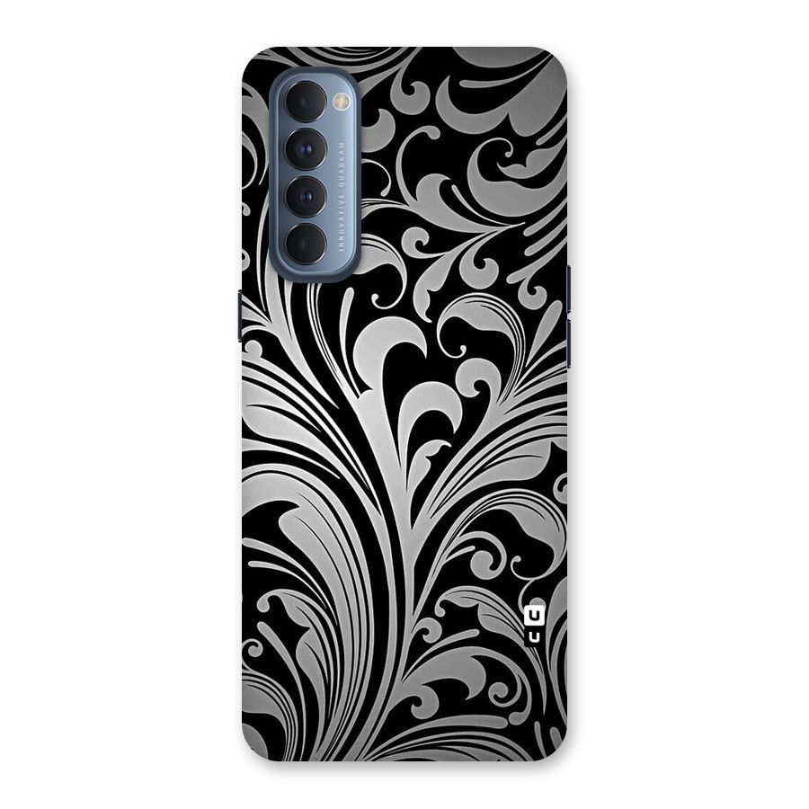 Grey Beauty Pattern Back Case for Reno4 Pro