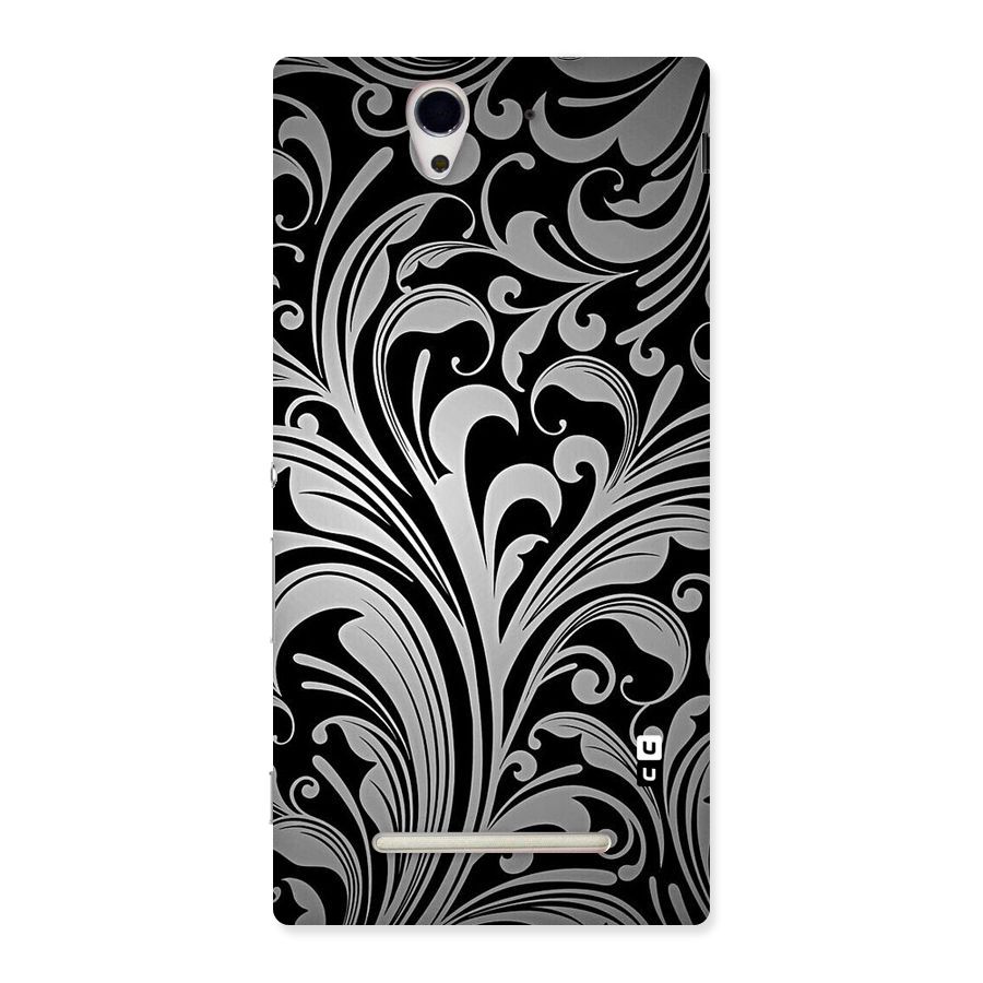 Grey Beauty Pattern Back Case for Sony Xperia C3