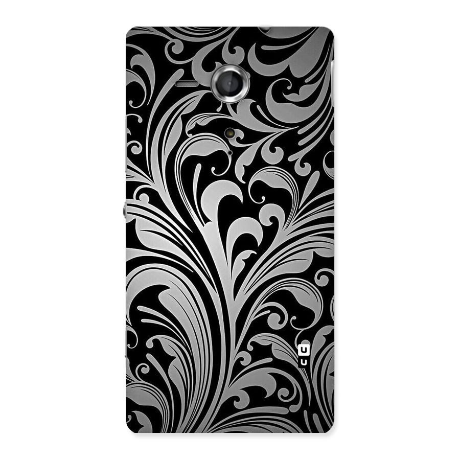 Grey Beauty Pattern Back Case for Sony Xperia SP